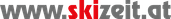 Skizeit lettering red